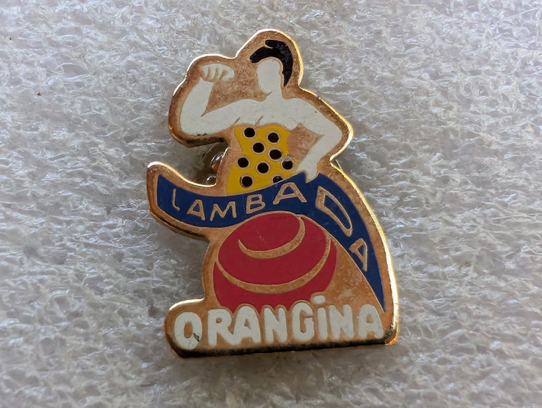 Placchette & Badge: Ansteckpin 87: Orangina – Usato da Oppligen venduto da Pin-Fall-Shop