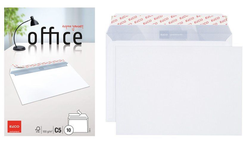 Buste & buste per spedizione: 10 ELCO Briefumschläge Office Format C5 – Nuovo e nell'imballaggio originale da Oensingen venduto da Liquidations-Shop