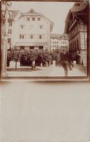 Luzern, Zunfthausrestaurant Pfistern, Photo um 1900