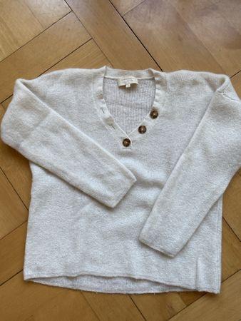 Sezane Pullover Grösse L Mohair Alpaka Mix guter Zusta