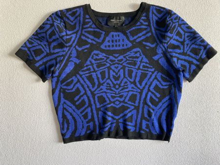 Romeo+Juliet Couture Haut Court Tricoté, Taille M!