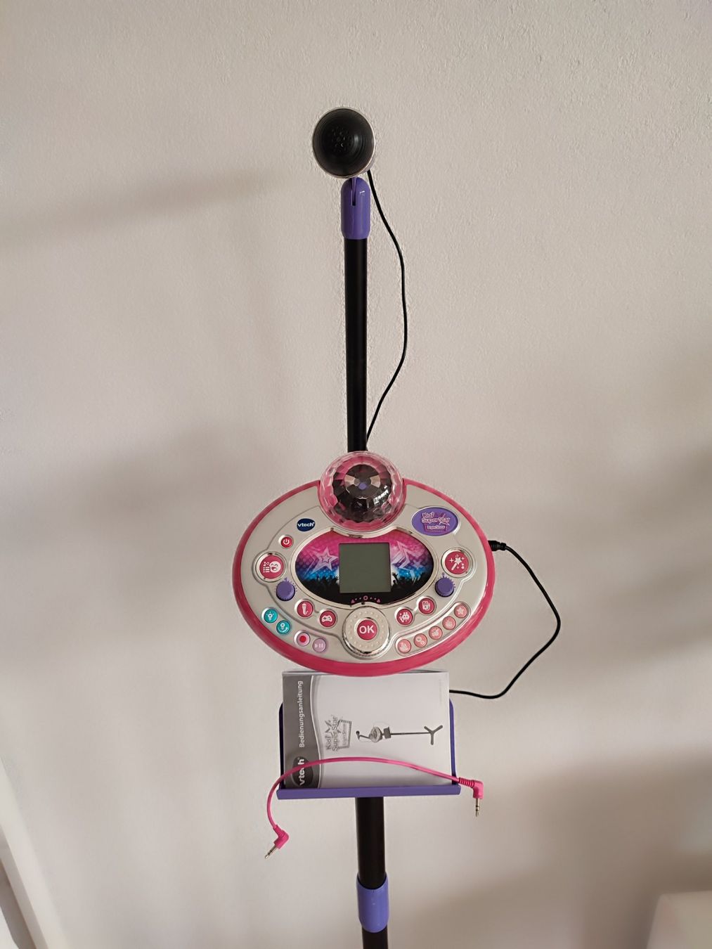 Vtech Giocattoli: VTech Kidi Super Star Lightshow Mikrofon Karaoke Set – Usato da Reinach BL venduto da marisne 1