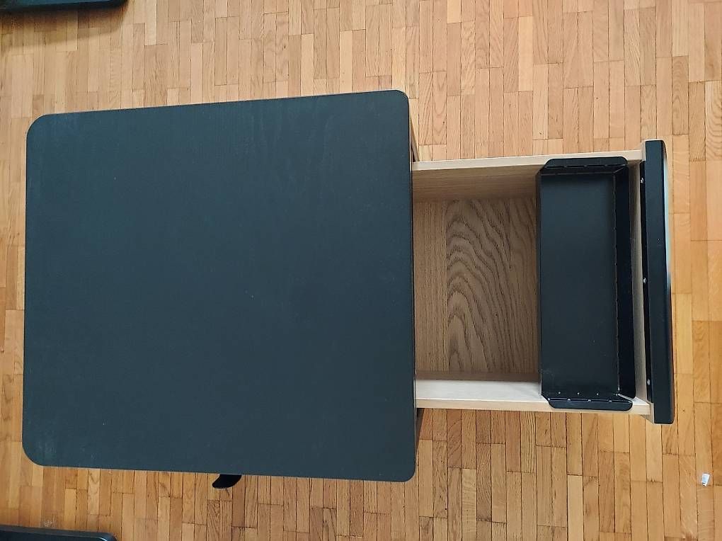 Banconi: Rangement mobile de bureau plaqué chêne blanchi/noir – Usato da Lausanne venduto da dya_tkc9 2