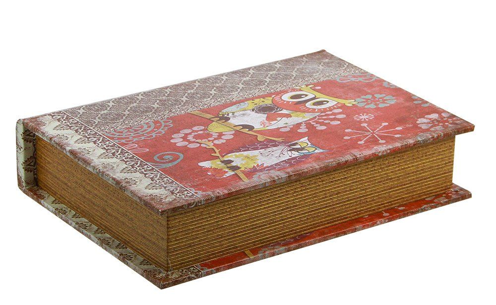 Tutte le decorazioni: SAFE Buchbox Eule Maxi aus Holz im Retro-Design – Nuovo e nell'imballaggio originale da Bempflingen venduto da SAFE-Album 2