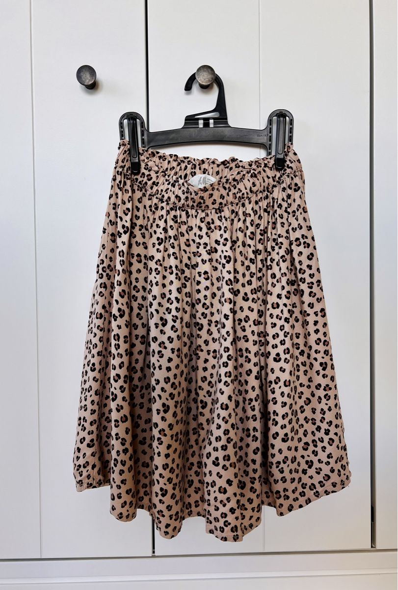 H&M Vestiti & Gonne: H&M, 98 - 104, Rock, Beige, Leopardenmuster – Usato da Burgdorf venduto da rulan 1