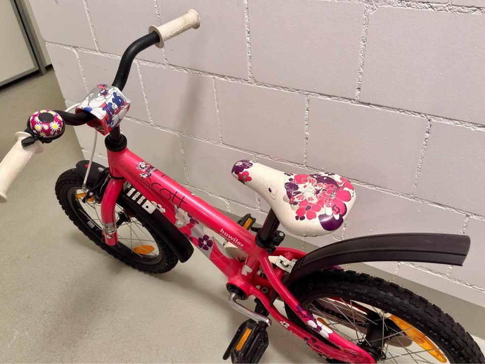 Scott Biciclette: Kinderfahrrad SCOTT 16 Zoll  mit Stützrädern – Usato da Matzendorf venduto da sas_skl6 7