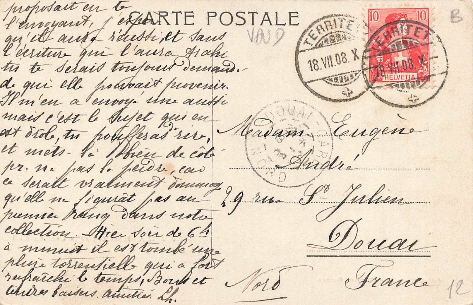Ansichtskarten: Montreux – Gebraucht aus Biasca von Blenio71 1