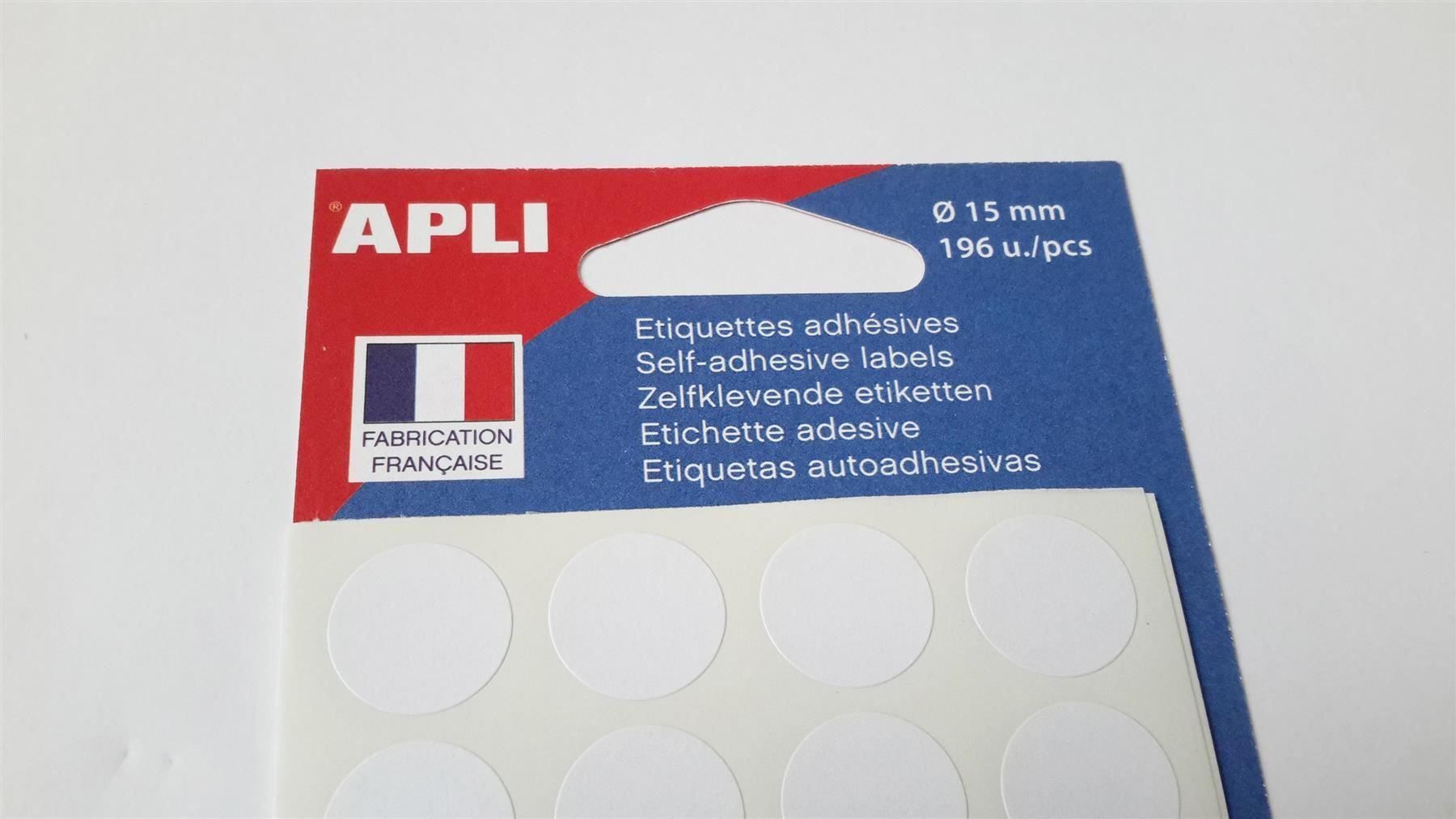 Sticker: Markierungspunkte, weiss, 15mm, 196 St. – Nuovo e nell'imballaggio originale da St. Gallen venduto da cointec 2