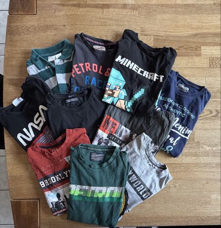 10 Langarmshirts Jungen diverse Marken 146/152