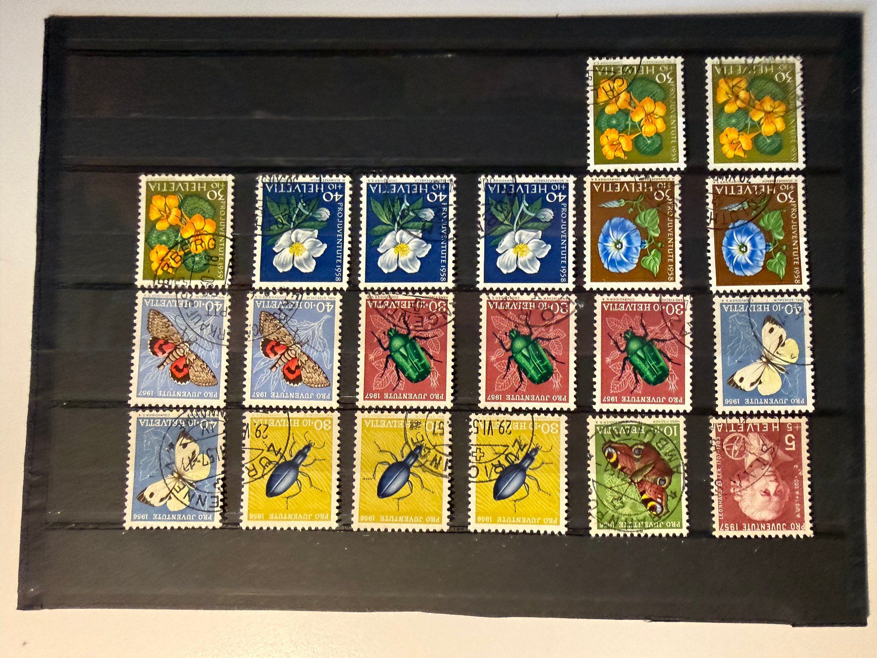 Alle Briefmarken: PJ Posten 23 Stück – Gebraucht aus Steinhausen von yukon26