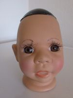 Künstlerpuppe, Puppe Kopf, Puppenkopf, 10.5 cm, Keramik