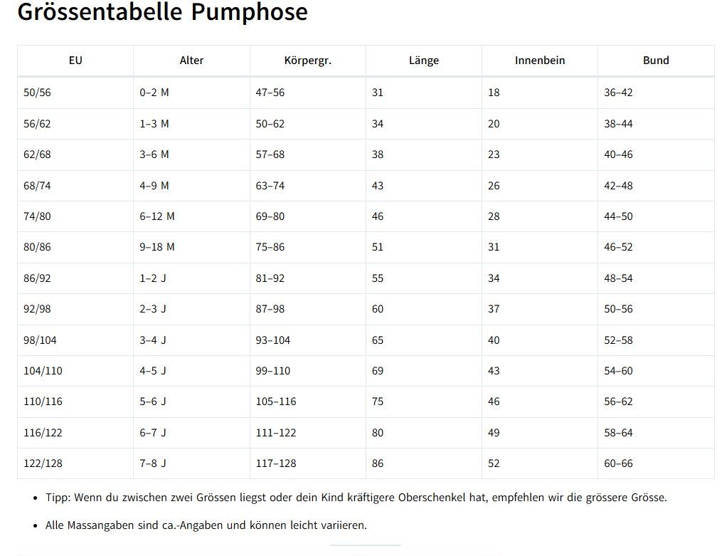 Hosen: Pumphose Eukalyptus - Gr. 68/74  - NEU – Neu und originalverpackt aus Zürich von sambaum 4