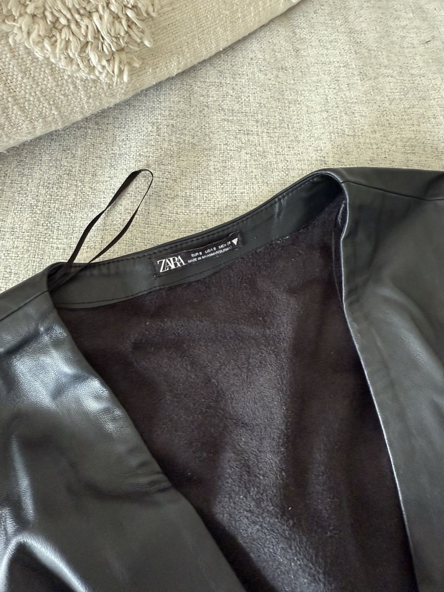 Zara Vestiti: Robe effet cuir Zara S – Usato da Genève venduto da van_yjj2 2