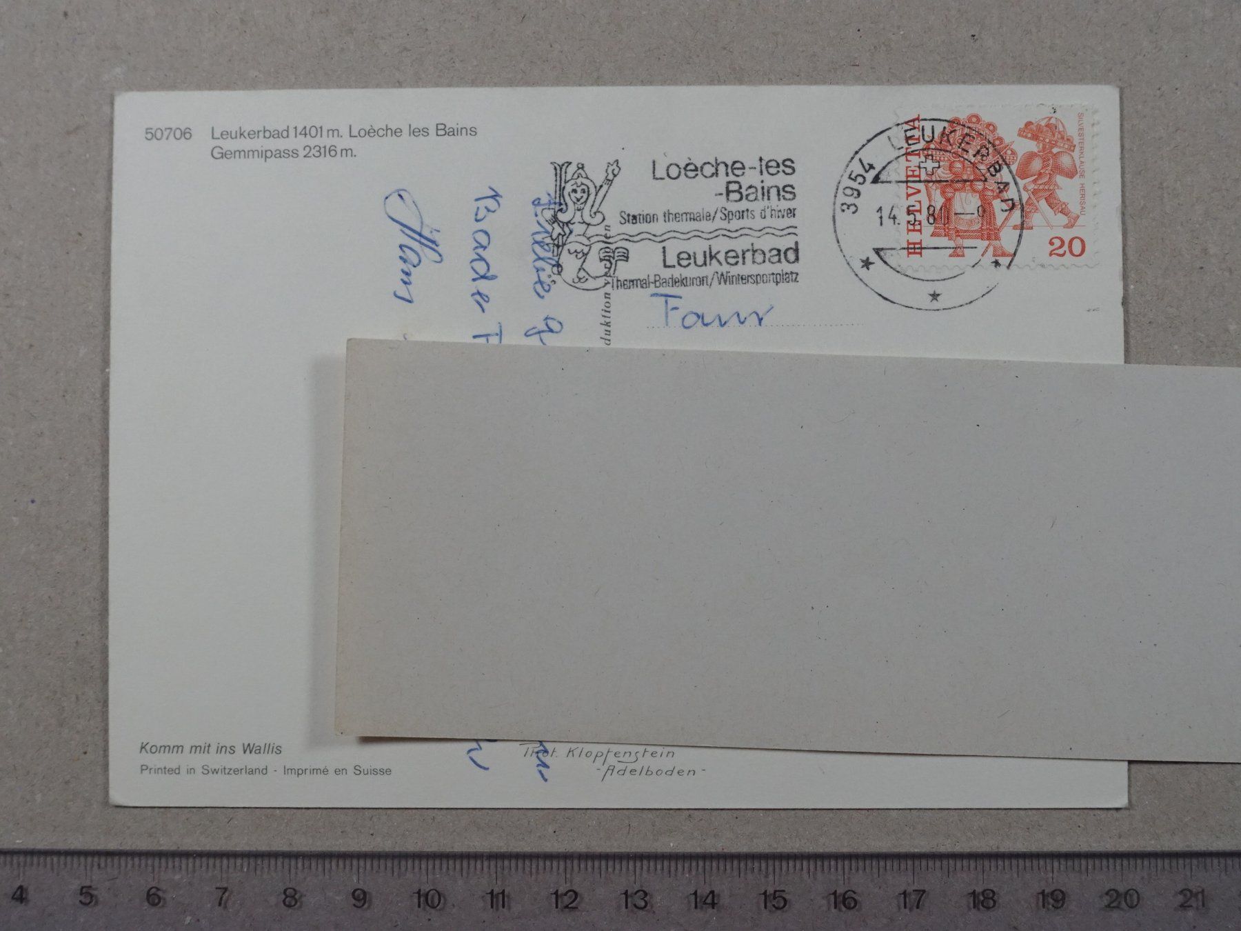 Cartes postales: Leukerbad, 1980 – D'occasion à Lenzburg par fh1 1