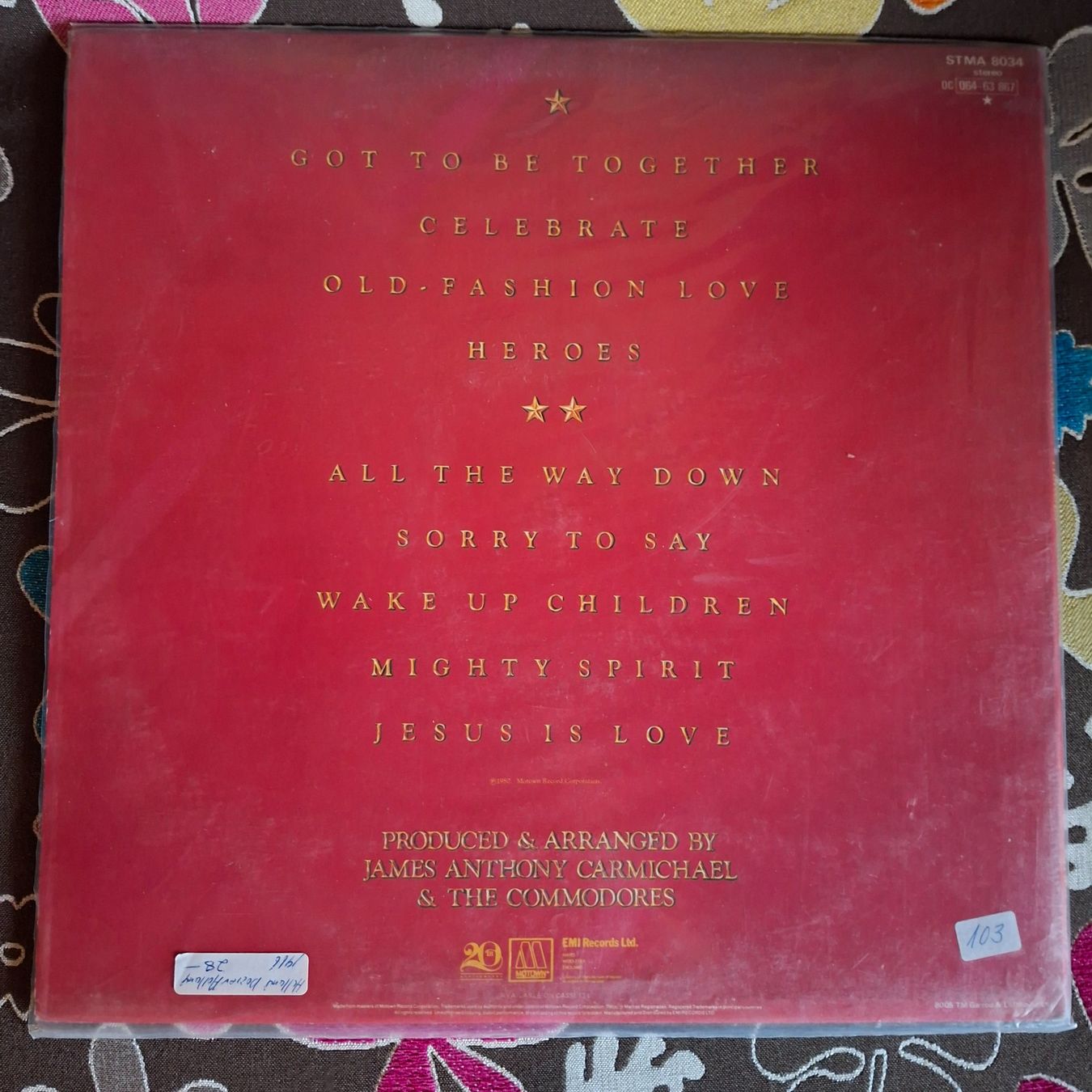 Vinyles: Schallplatte LP Commodores - Heroes – D'occasion à Burg AG par ..machine_rec.. 1