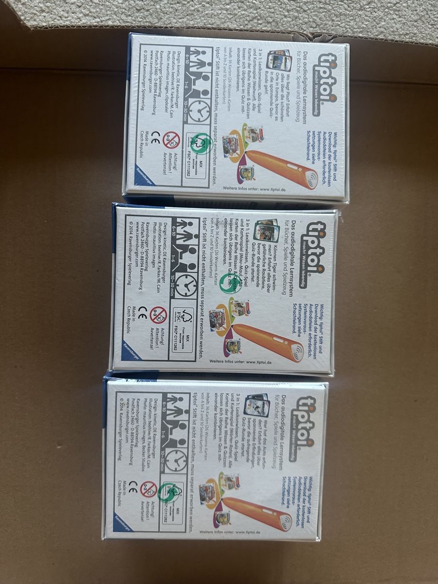 Tiptoi Giochi: Ungeöffnete TipToi Spiele – Nuovo e nell'imballaggio originale da Wettingen venduto da smb_595l 1