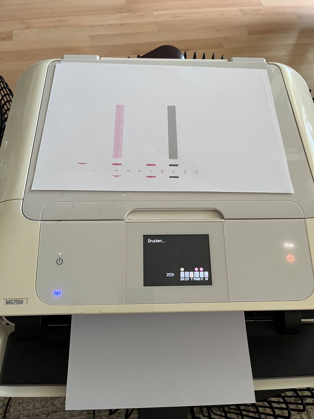 Canon Stampanti: Canon Pixma MG7550 Multifunktionsdrucker – Usato da Zürich venduto da msxtnt 8
