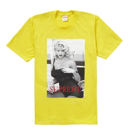 Supreme Anna Nicole Smith T-Shirt Gelb / M