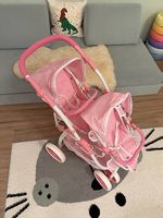 Zwillings-Puppenwagen Rosa