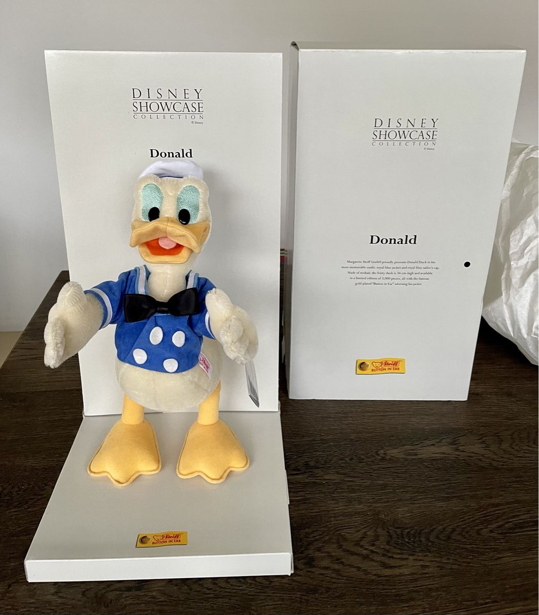 Steiff Spielzeuge: Steiff Daisy & Donald limitierte Edition 34cm – Neu und originalverpackt aus Weesen von Elmax1