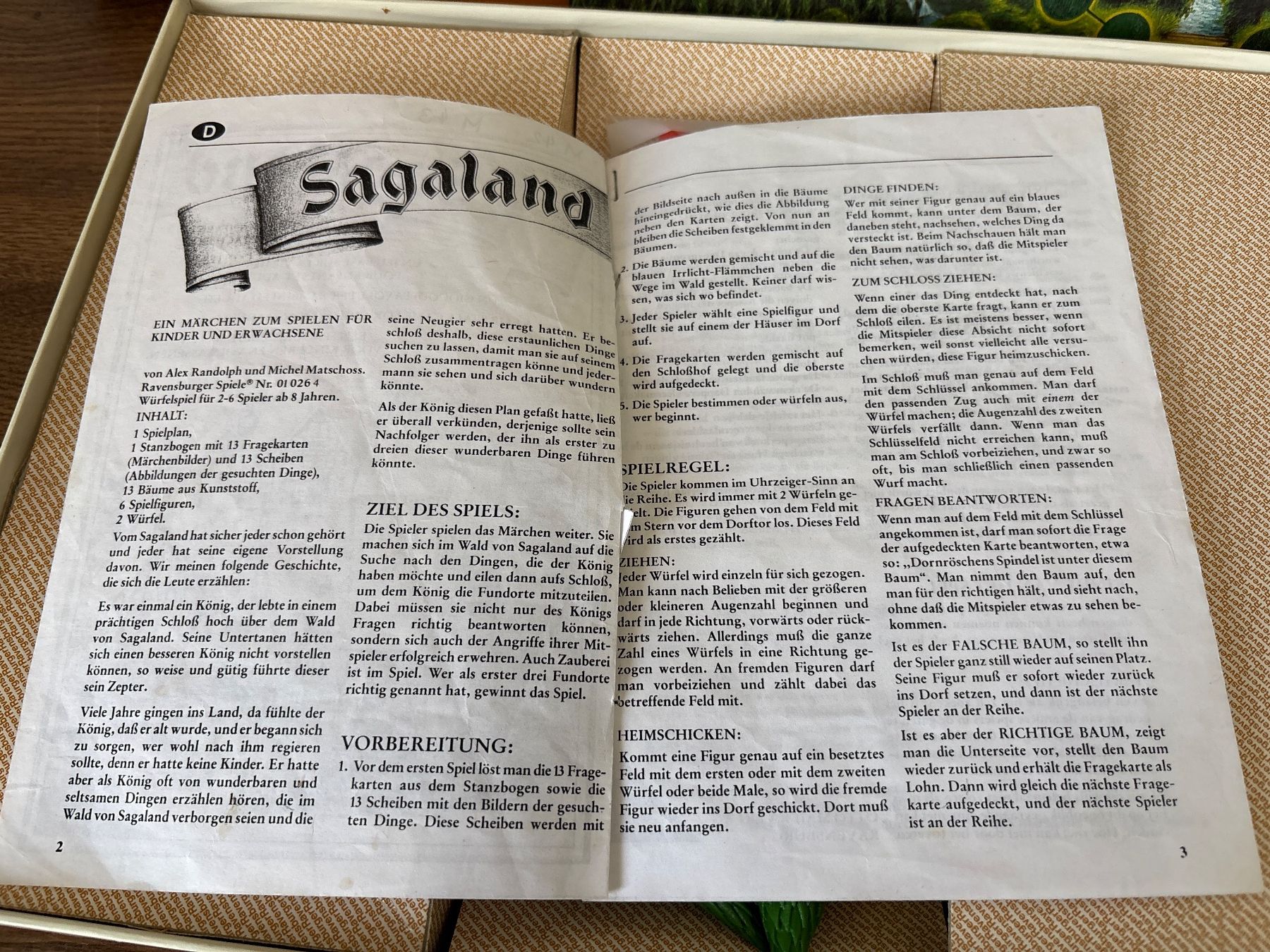 Ravensburger Giochi: Sagaland - Spiel von Ravensburger - 1981 – Usato da Andwil SG venduto da Rainboli 9