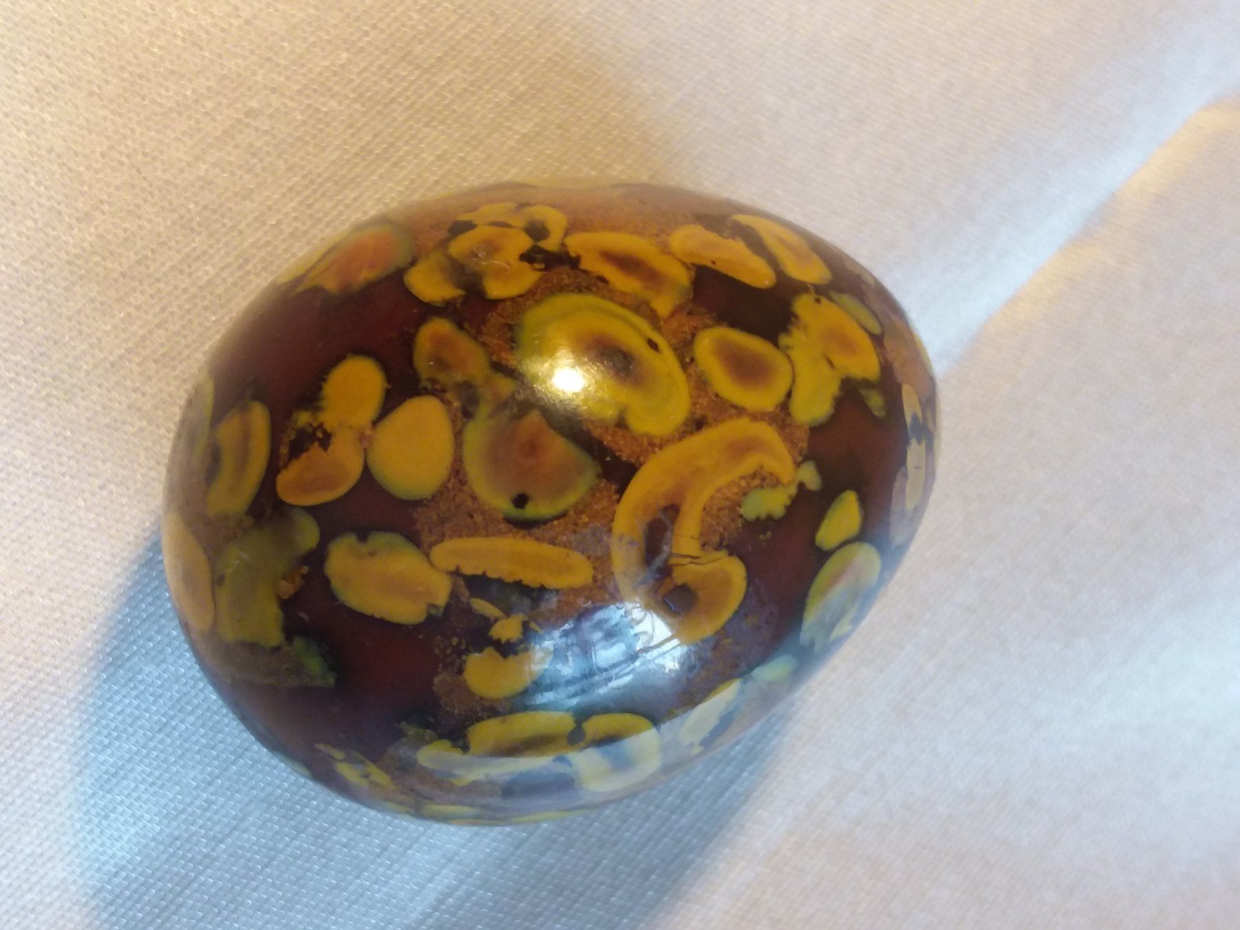 Fossili: Fossiles Korallen Ei, Jasper, Mineral – Usato da Zürich venduto da helsan 1