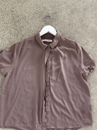 Samsøe & Samsøe Damen Bluse, Grösse L, Caribou Farbe