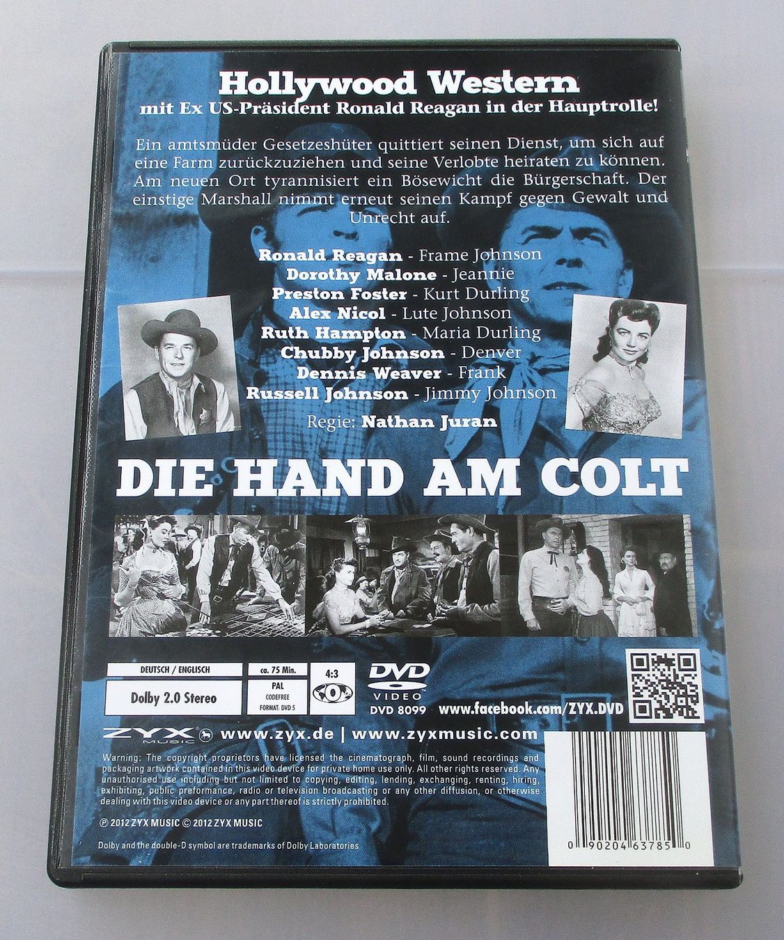 Tutti i DVDs: DIE HAND AM COLT - Ronald Reagan – Usato da Wattwil venduto da Muriel10 1