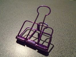 Klammer violett, gross