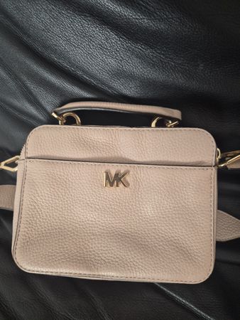 Michael Kors Umhängetasche Leder beige guter Zustand