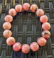 Rhodochrosit Armband 💗✨ Nr E 13.4mm
