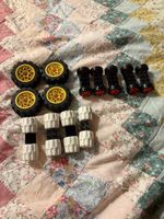 Lotto di ruote LEGO assortite - Ideale per i tuoi progetti!