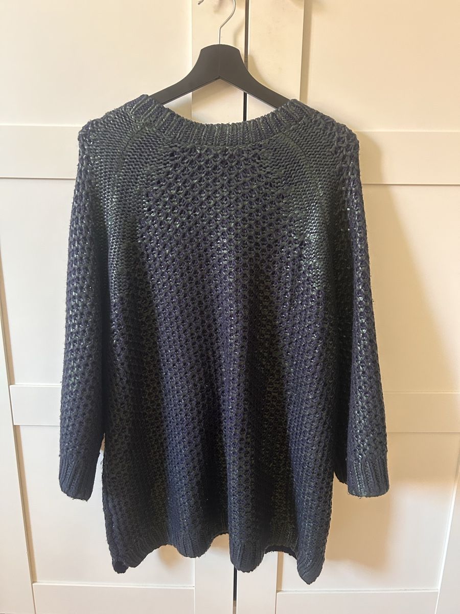 H&M Pullover & Sweatshirts: Oversize Pulli, metallic optik – Gebraucht aus zürich von Jaz.Oe 1