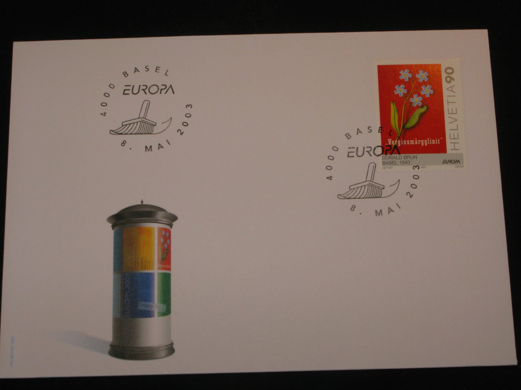 Tutti i francobolli: Werbemarken Europa FDC 2003 Nr. 1093 – Usato da Riken AG venduto da HEROWE