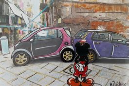 Bild Popart Mickey Mouse in Neapel Künstler: Manuela Reitz