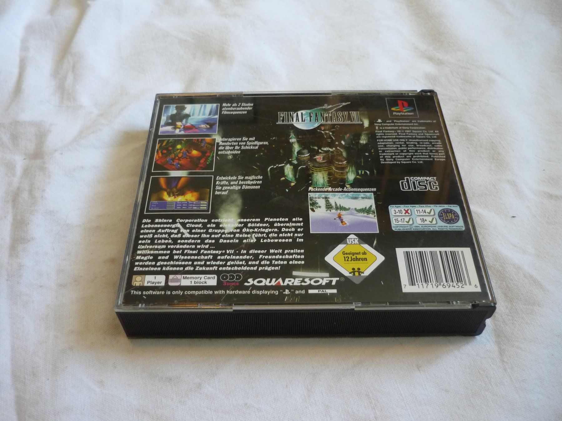 Sony Giochi: Videospiel - PS1 Playstation - Final Fantasy 7 – Usato da Beringen venduto da zzRegal 2