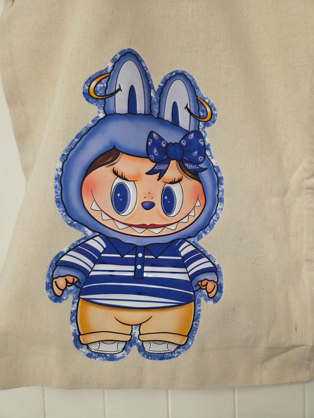 Borse: Tote bag applique labubu NEUF – Nuovo e nell'imballaggio originale da St-Imier venduto da goodber 1