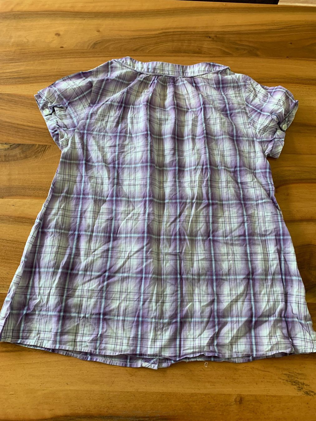 Peak Performance Blusen: PEAK PERFORMANCE lila karierte Bluse luftig leicht Gr. S – Neu (gemäss Beschreibung) aus Meiringen von tonicandgin 3