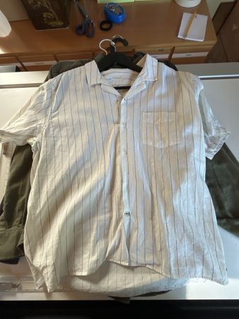 Bio CARPASUS Zürich Hemd, Gr. XL,  Bio Leinenanteil + Cotton