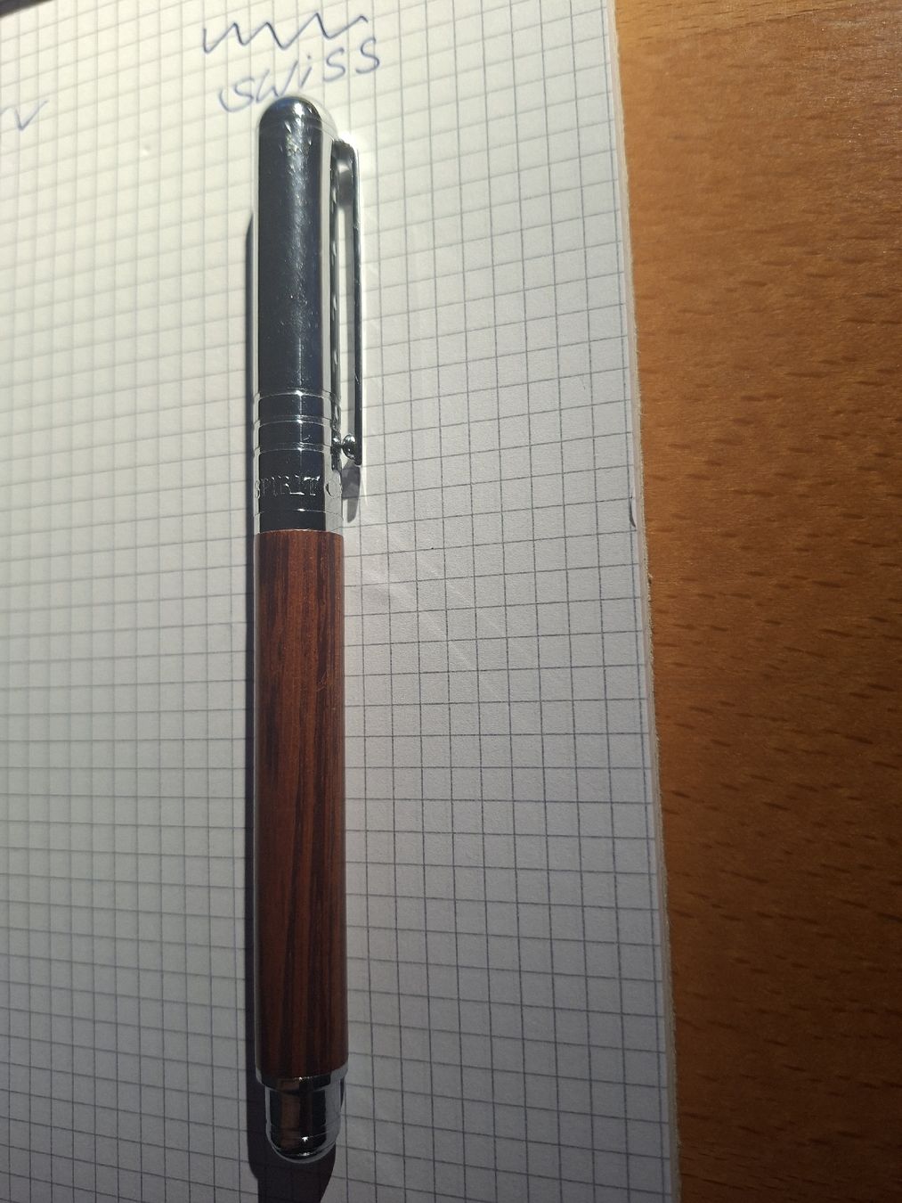 Penna & Evidenziatori: Füllfederhalter Iridium Point Holzoptik.Neu – Nuovo (secondo la descrizione) da Uster venduto da mak_mw2n 5