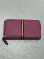 Bally Portemonnaie Leder lila himbeere
