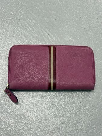 Bally Portemonnaie Leder lila himbeere