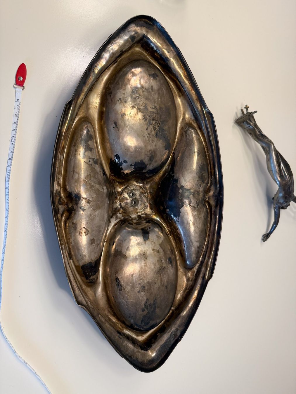 Piatti di portata: Jugendstil Aufsatzschale Frauenfigur – Usato da Böckten venduto da SELL-4U 4