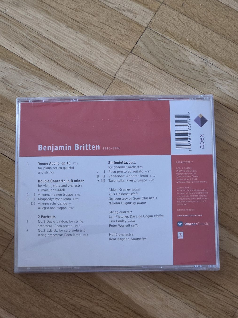 CD: CD: Benjamin Britten: Double Concerto etc. – Nuovo e nell'imballaggio originale da Aesch BL venduto da immon 1
