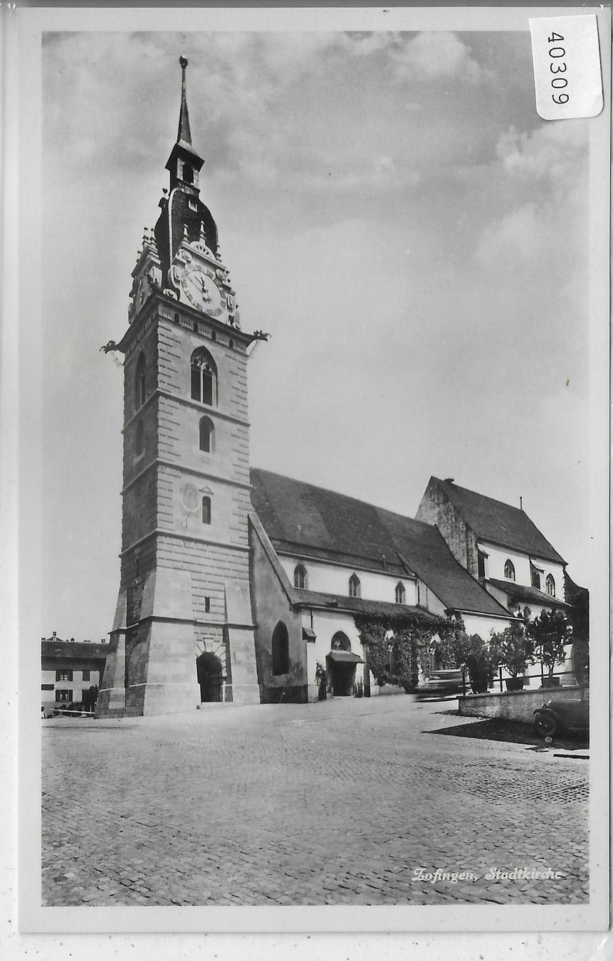 Cartoline postali: Zofingen - Stadtkirche – Usato da Ettingen venduto da Kartenplanet