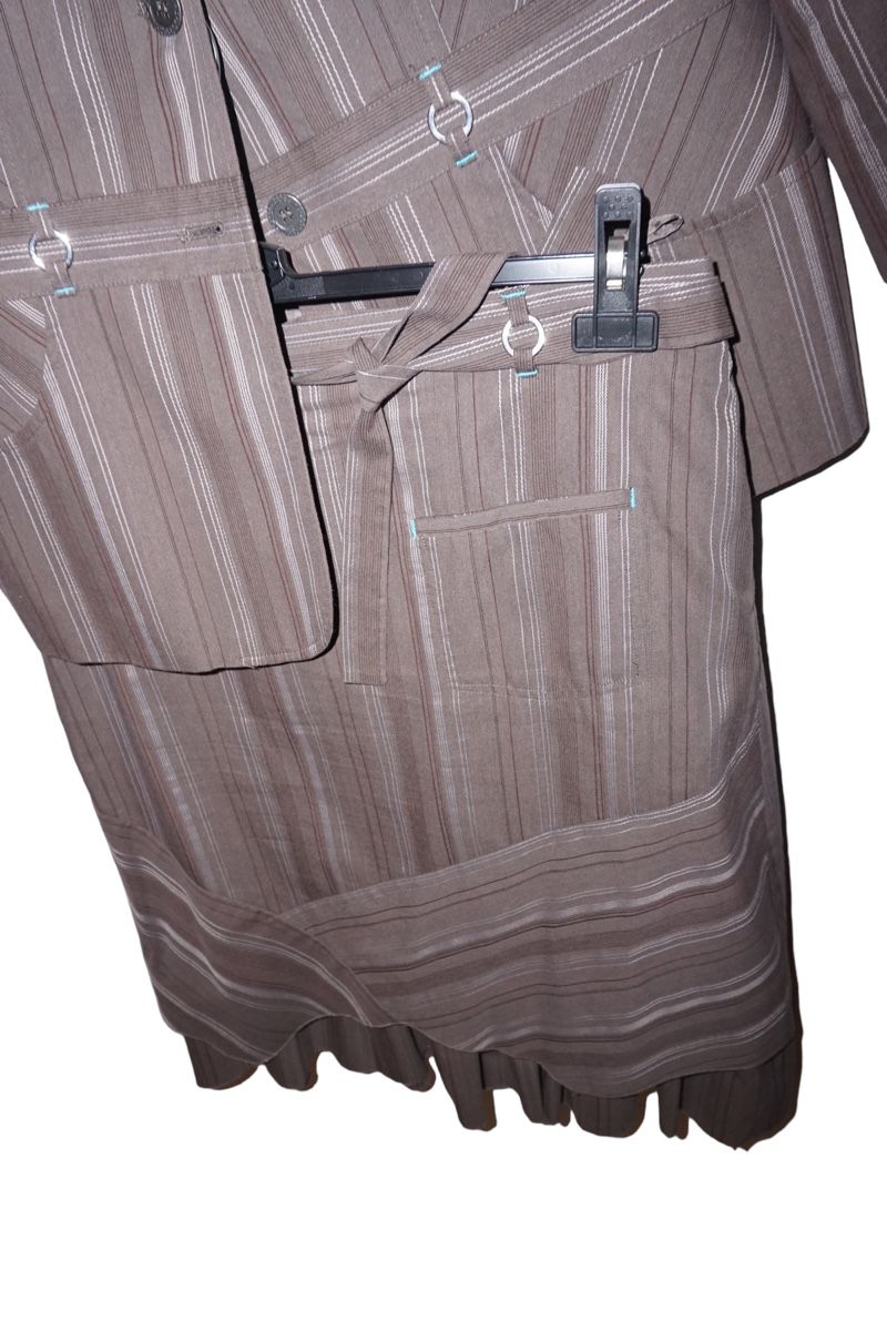 Completi & Tailleur: 2 Teiler mit Jupe  braun/beige 58% Baumwolle – Usato da Horw venduto da fio_9n92 2
