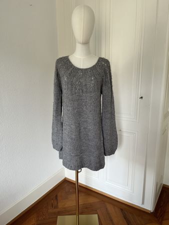 Vince Gray Wool Blend Sweater Dress, Size L