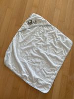 Baby-Badetuch mit Kapuze/Elefanten-Motiv