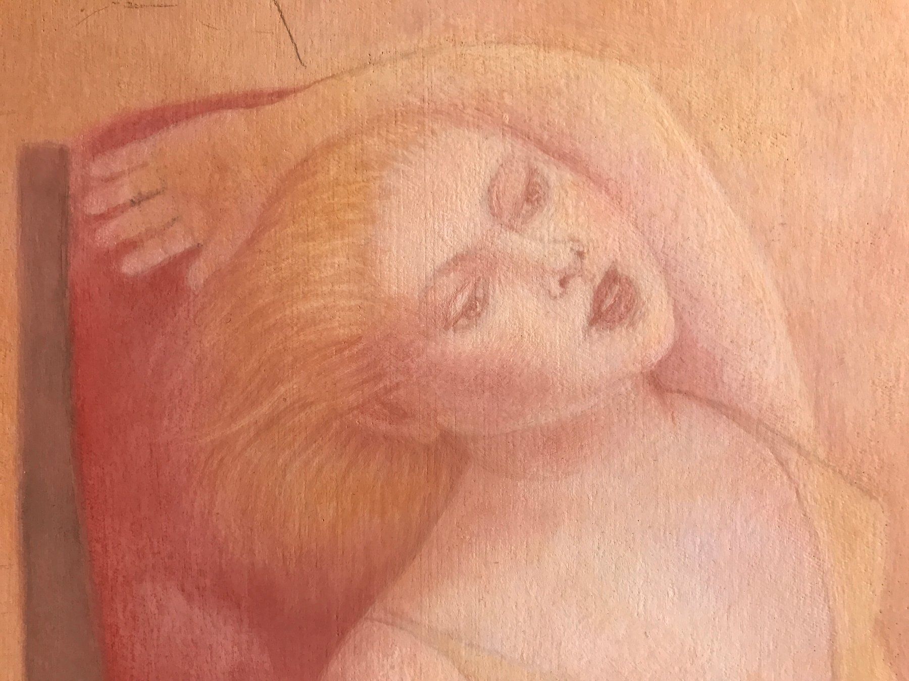 Dipinti: Frau in lasziver Pose im BALTHUS-Stil, Ölbild, Ölgemälde – Usato da Küsnacht ZH venduto da sowohlalsauch 2