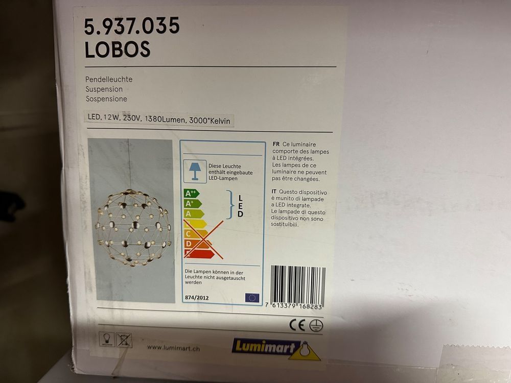 Lampadari & plafoniere: Lampe Kugel – Nuovo e nell'imballaggio originale da Aarau venduto da KorgPA 1